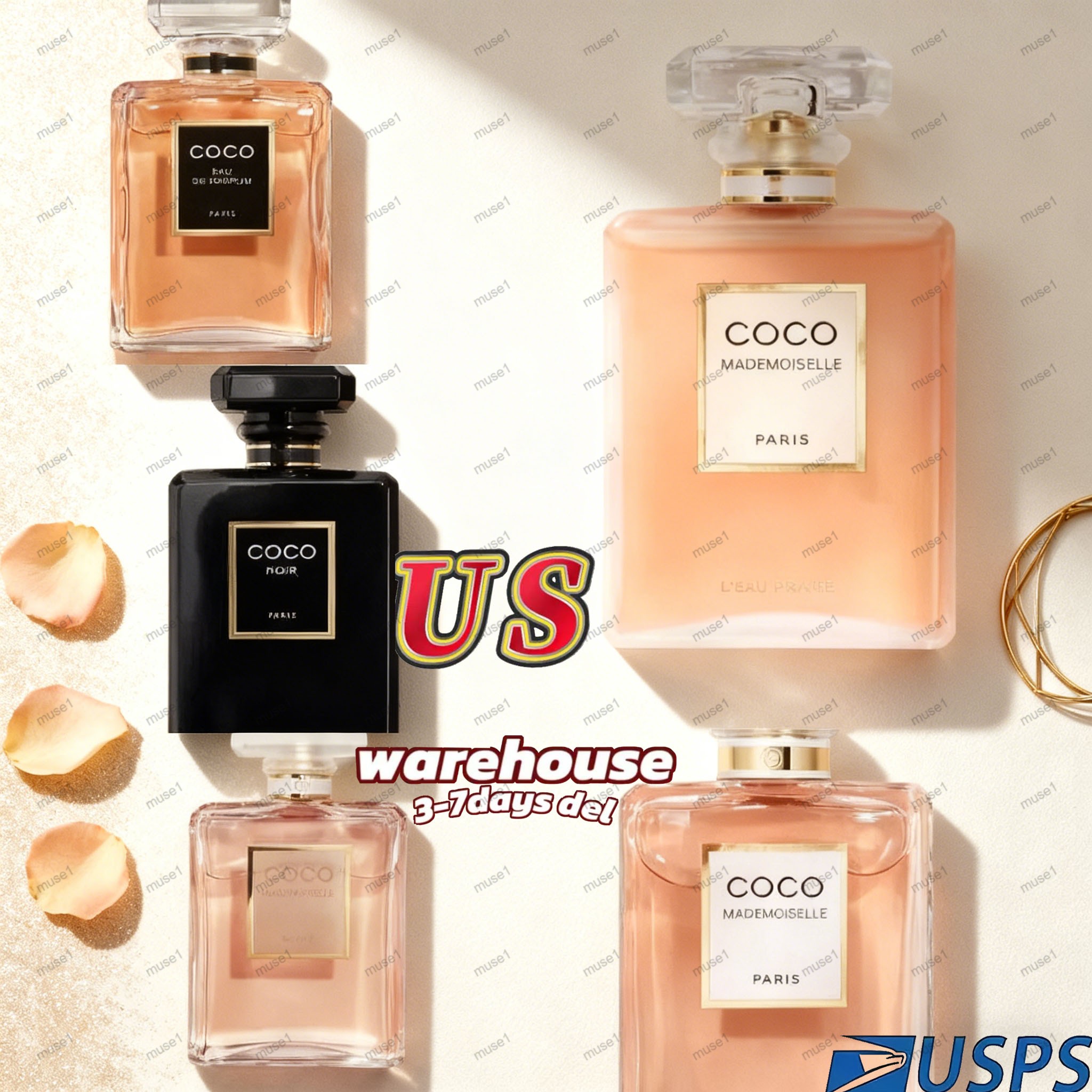 Channels Perfume Designer Women 100ml Perfume Spray Parfum Woman Brand Long Lasting Pleasant Fragrance Female Charming Scent for Gift Wholesale uries