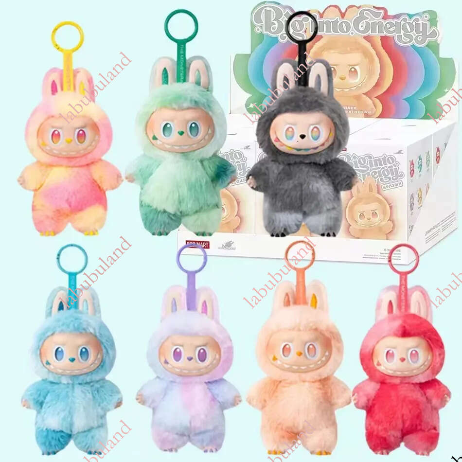 new Labubu plush Macaroon action animation character doll hobby pendant decoration cute mysterious box Day surprise gift factory outlet 2025 Free ship