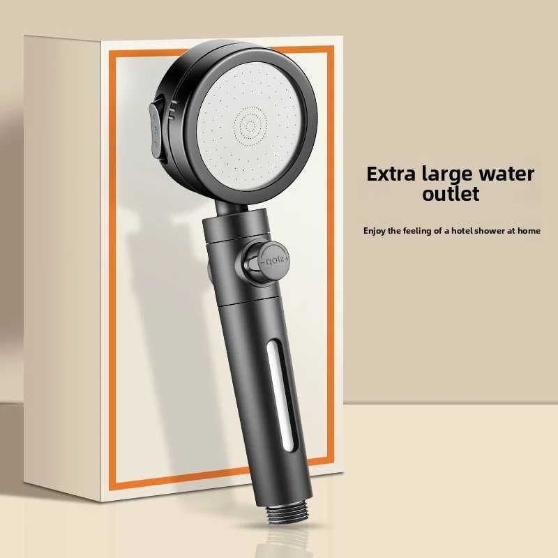 Filter Shower Head with 3 Spray Settings One-Touch Stop - High-Pressure Water Filtration Ergonomic Design for Ultimate Showe C251220