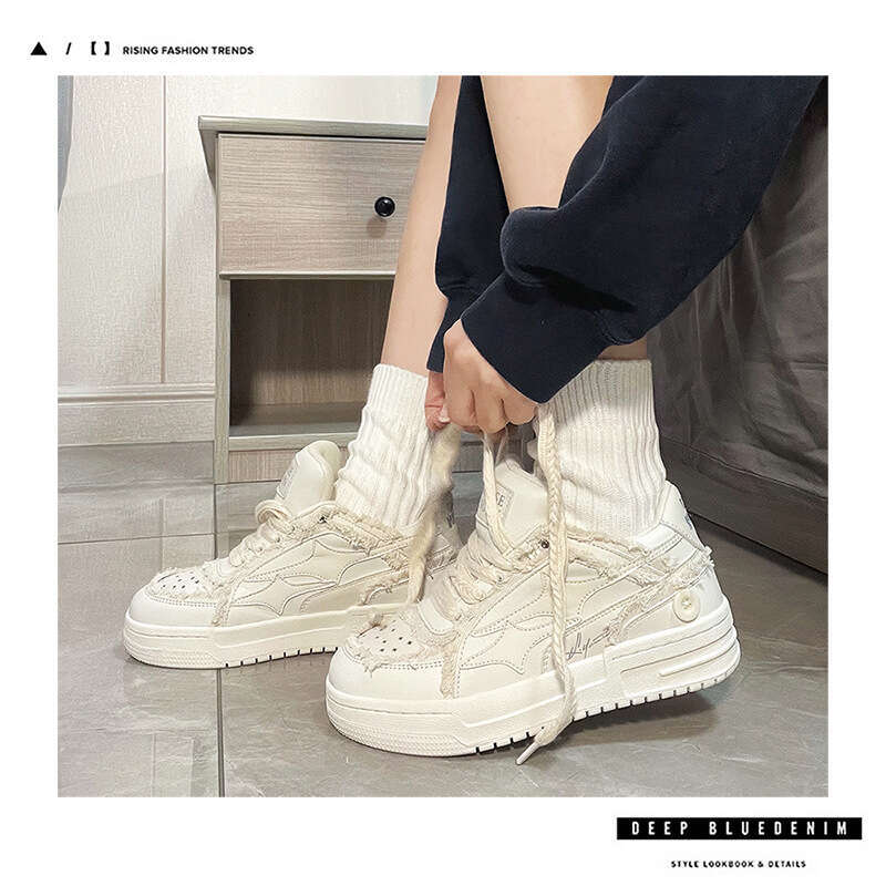 Designer brand Shoe Brand Trend Korean Style Casual Breathable White Men's Sneakers Unisex Couple Shoes