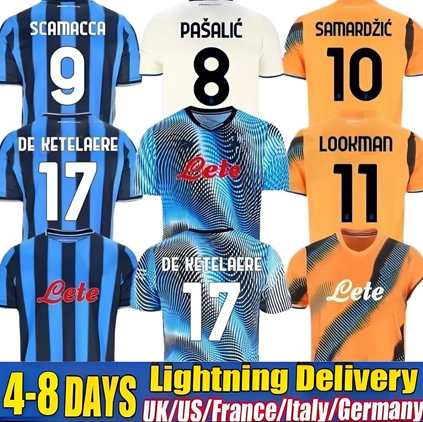 25 26 Atalanta B.C LOOKMAN DE KETELAERE Soccer Jerseys SCAMACCA KRSTOVIC 2025 2026 Special Maglia PASALIC SAMARDZIC KAMALDEEN ZALEWSKI football shirt Kit Uniforms