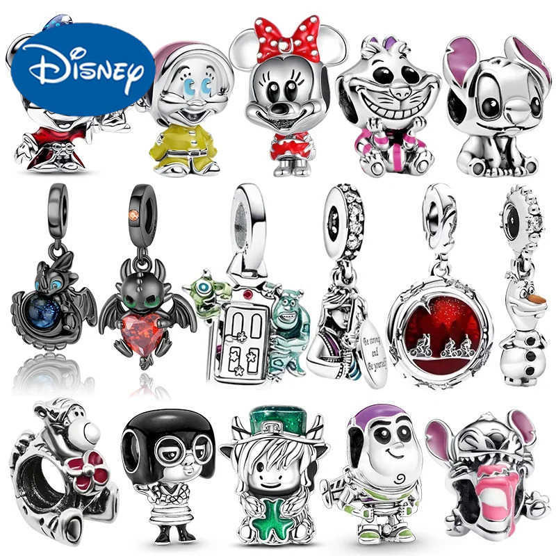 Disney New Year 925 Silver Mickey Tigger Charms Beads Fit Original Bracelet Necklace Womens Diy Fine Christma Jewelry Gift Hot H251220