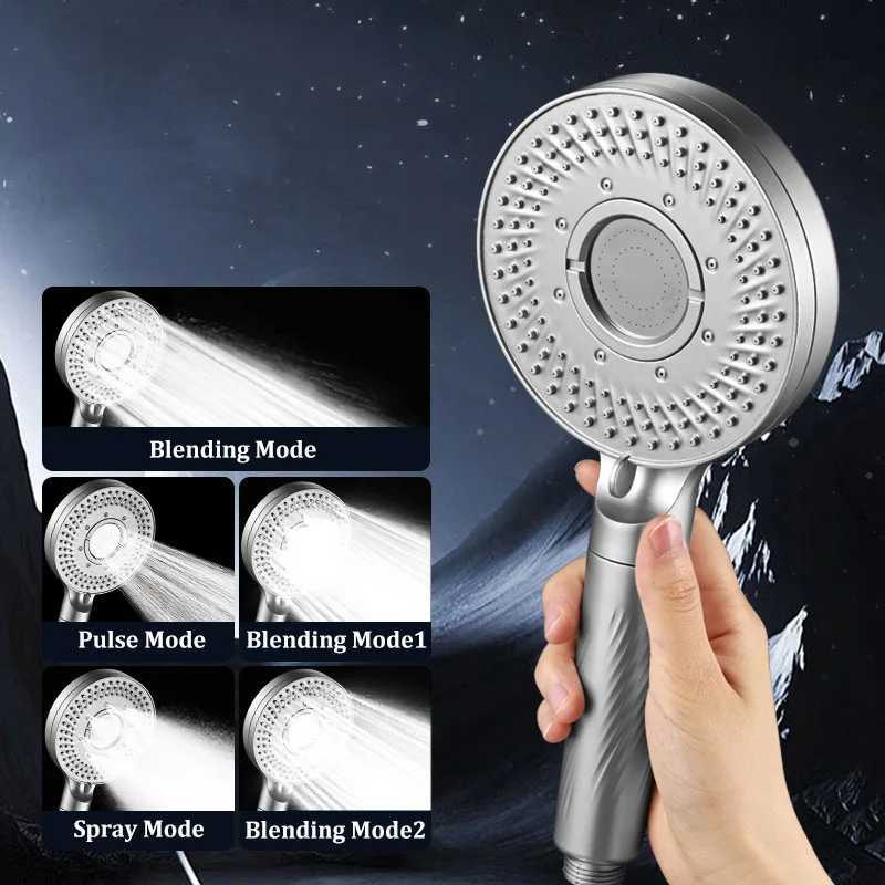 5-mode High-pressure Filter Handheld Showerhead Removes Chlorine And Odors Household Bathroom Shower Accessories C251220