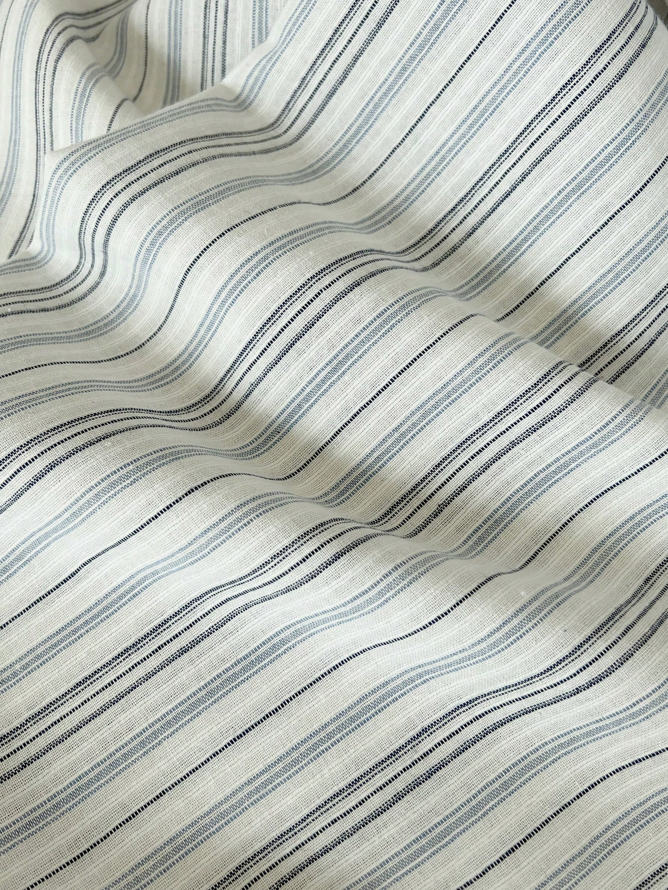 Women's Elegant Casual Striped Wide-Leg Pants - Breathable Polyester Cotton Daily Commute Trousers ---120