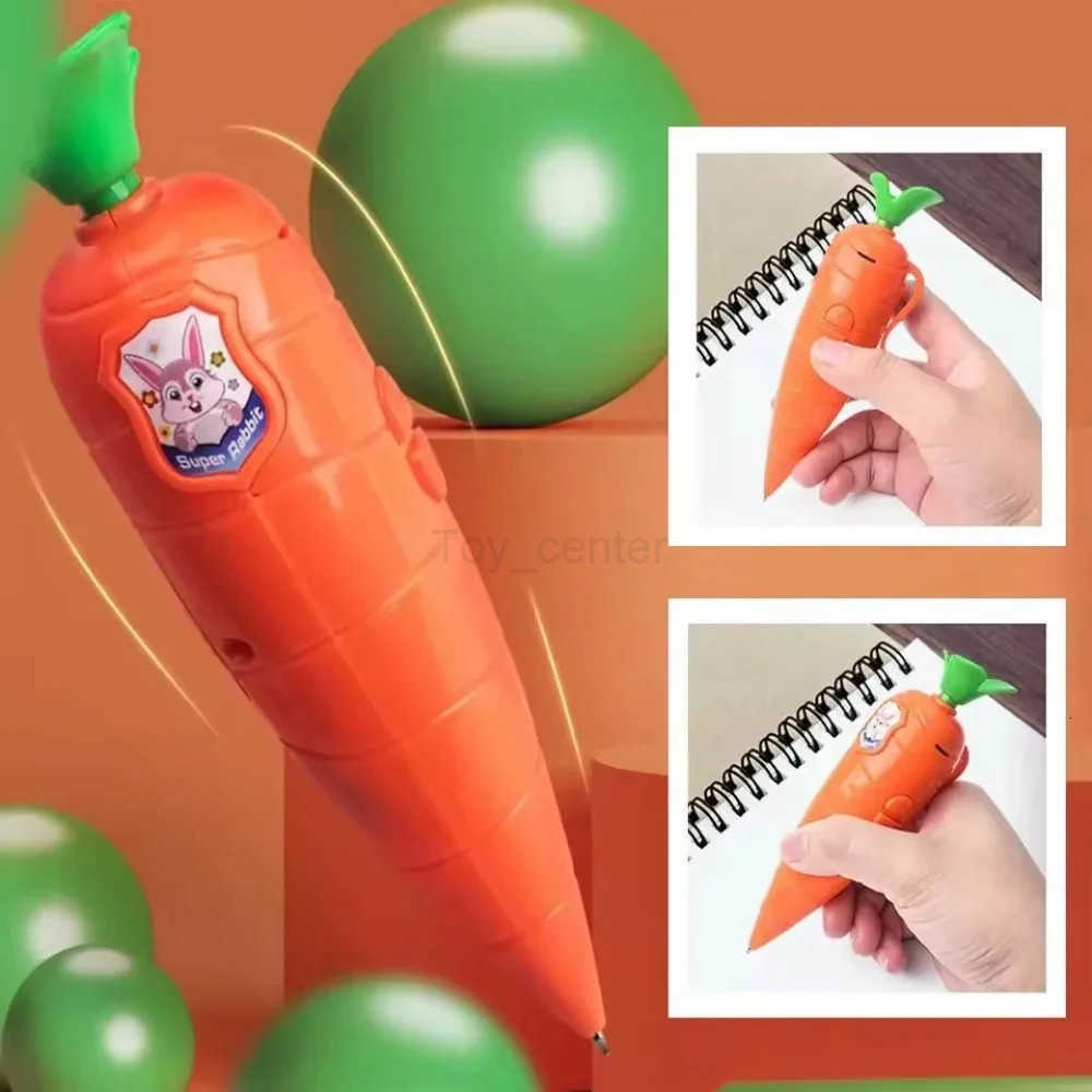 Disney zootopia judy ballpoint pen 2 in 1 carrot shape voice recorder 60 sense recording function stationery ballpoint pen H251220