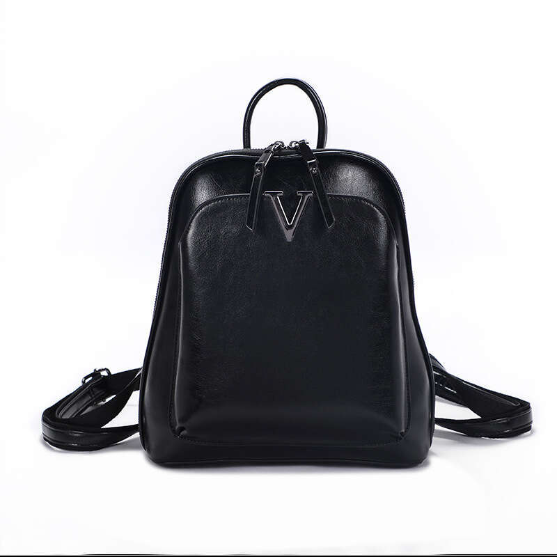 Luxury bag designer handbag Hobo new street trend leather goods solid color small square bag genuine leather car stitching women's backpack