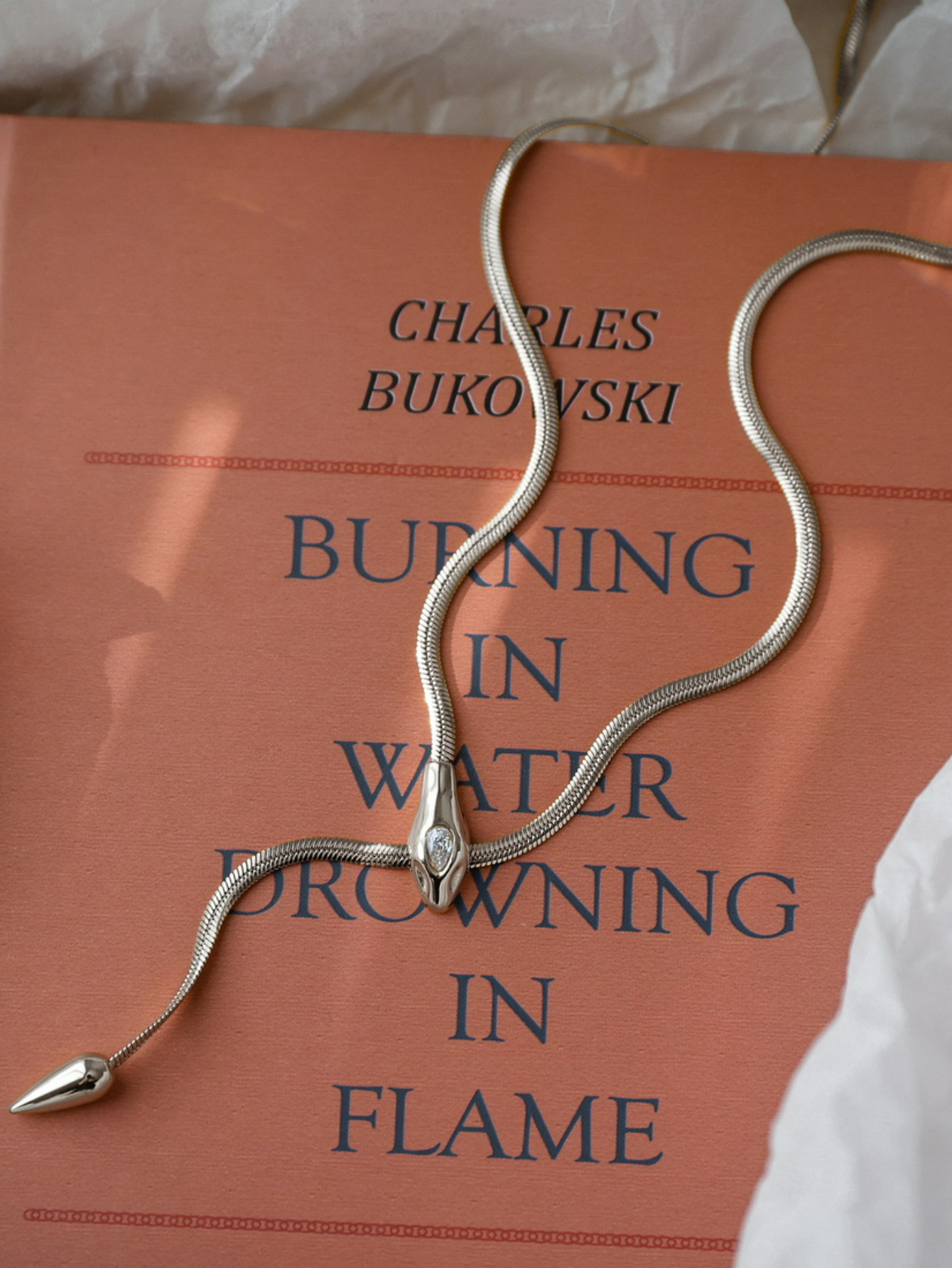 Stainless Steel Snake Shape Charm Necklace for Women Exquisite Cubic Zirconia Pendant Necklace Female Jewelry Gift designer necklace whoelsales