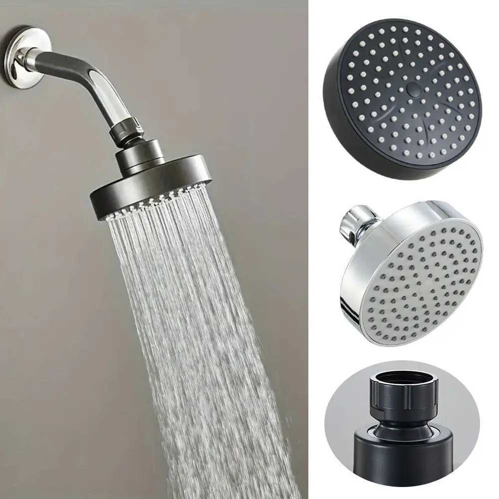 4 Inch Wall Mounted Shower Faucet Rotatable Compact And Lightweight Adjustable Shower Head Shower Top Spray C251220