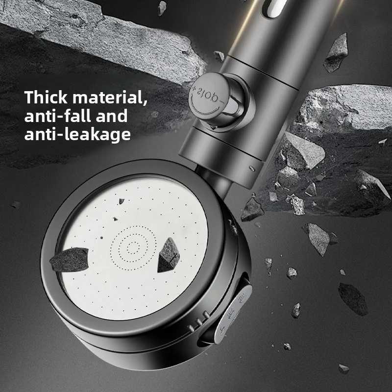 Filter Shower Head with 3 Spray Settings One-Touch Stop - High-Pressure Water Filtration Ergonomic Design for Ultimate Showe C251220