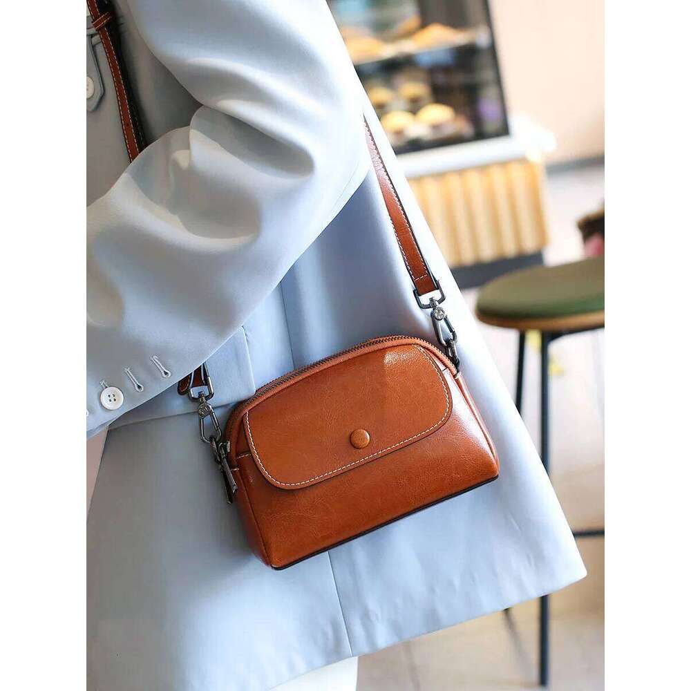 YANATARI Mini Small Genuine Leather Vintage Crossbody Bag Luxury Phone Shoulder Mobile Bag For Women tote bag