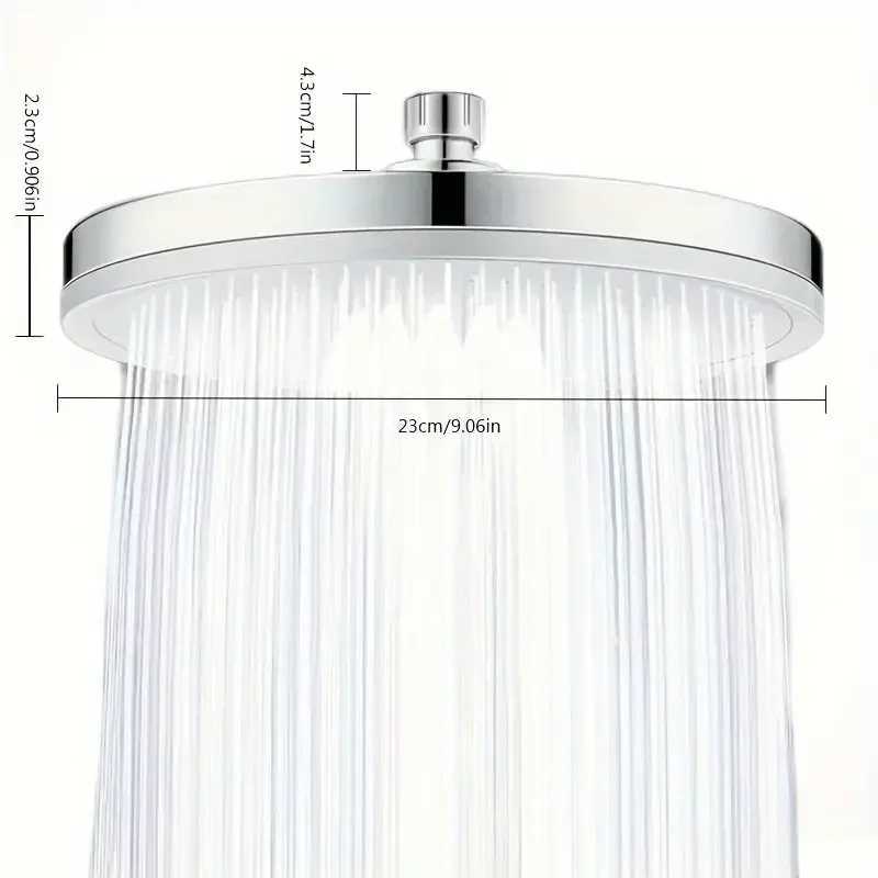 High Pressure Top Rain Shower Heads 6 Modes Rainfall Shower Head Bathroom Shower Faucet Accessories With Filter C251220
