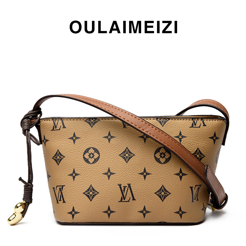 OULAIMEIZI Designer Bag 2025 new high-quality classic printed flap simple large capacity fashionable cross body bag for women