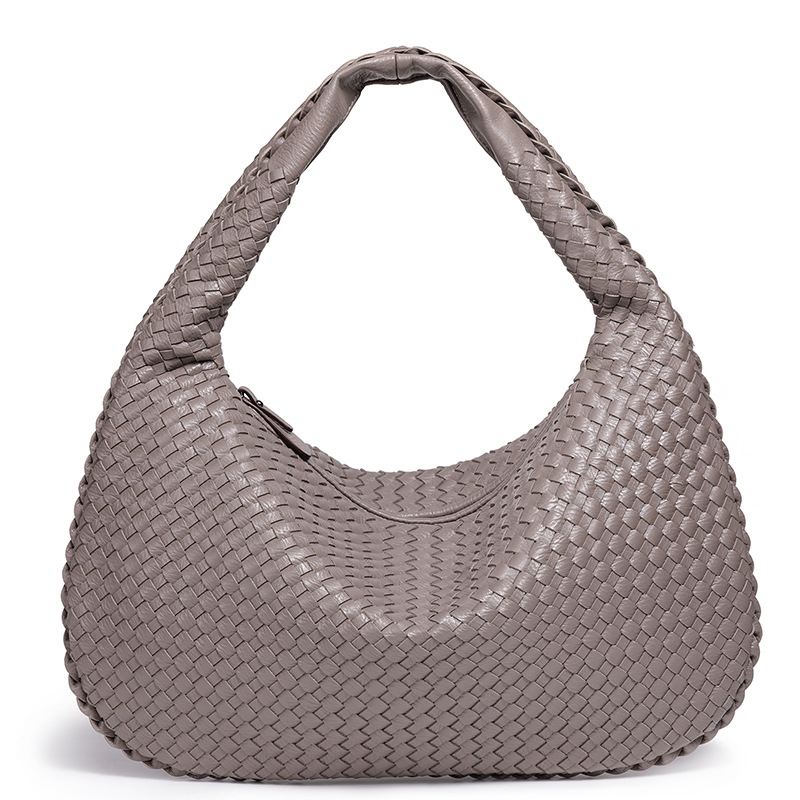 Fashion Bags 2026 European American Style Handwoven Crescent Bag Women's Large Capacity Wide Strap Tote Bestseller Top Handle Purse Free Shipping - view 6