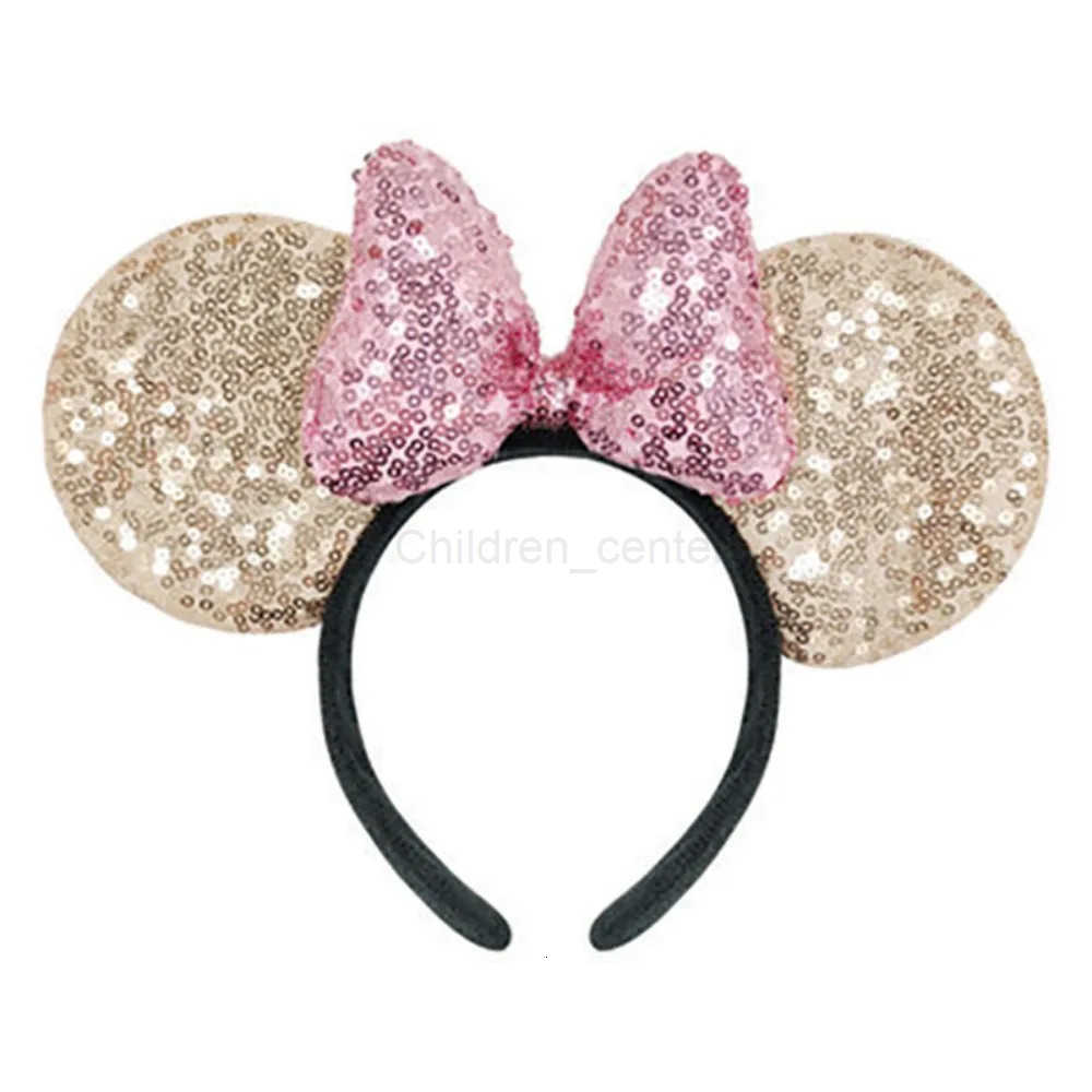 Disney Handmade Mouse Ears Headband for Women and Girls Polka Dot Bow Minnie Ears Costume Accessories Hair Hoop Party Headwear H251220