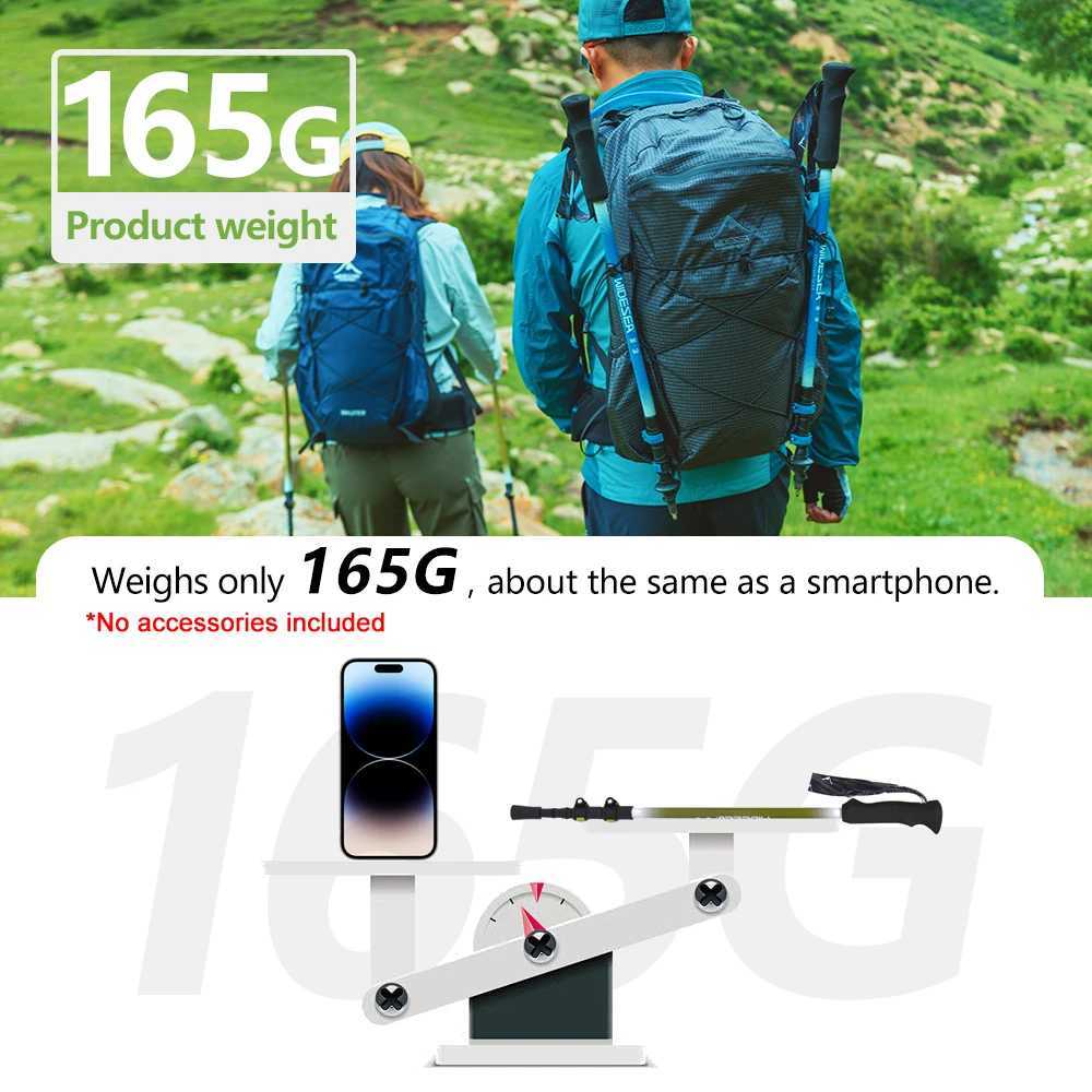 WIDESEA foldable Carbon Trekking Poles 65-135CM Retractable Lightweight Mountaineering Poles for Hiking Mountaineering G251220