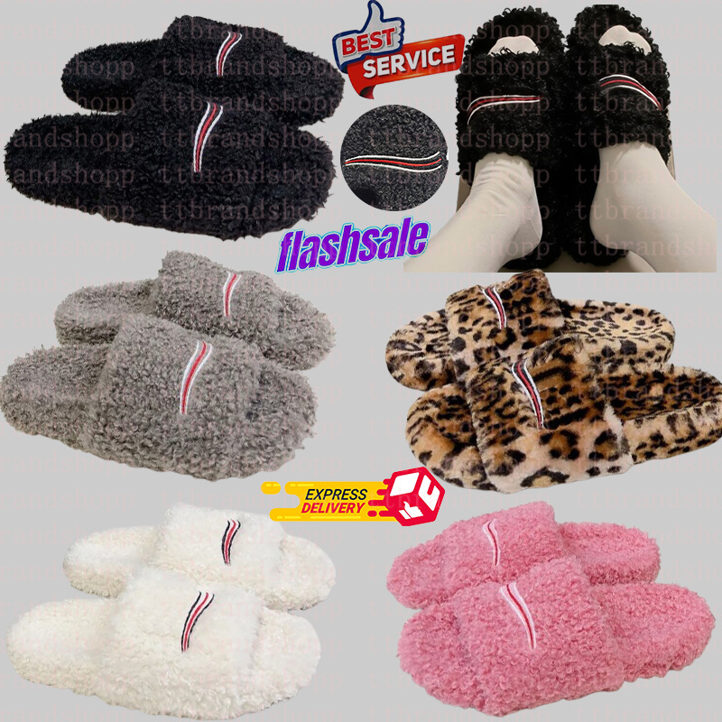 Luxury Slides Designer men women Slippers Ladies Wool Winter Fur Fluffy Furry Warm Letters Sandals Comfortable Fuzzy Girl Flip Flop Slipper EUR 35-46