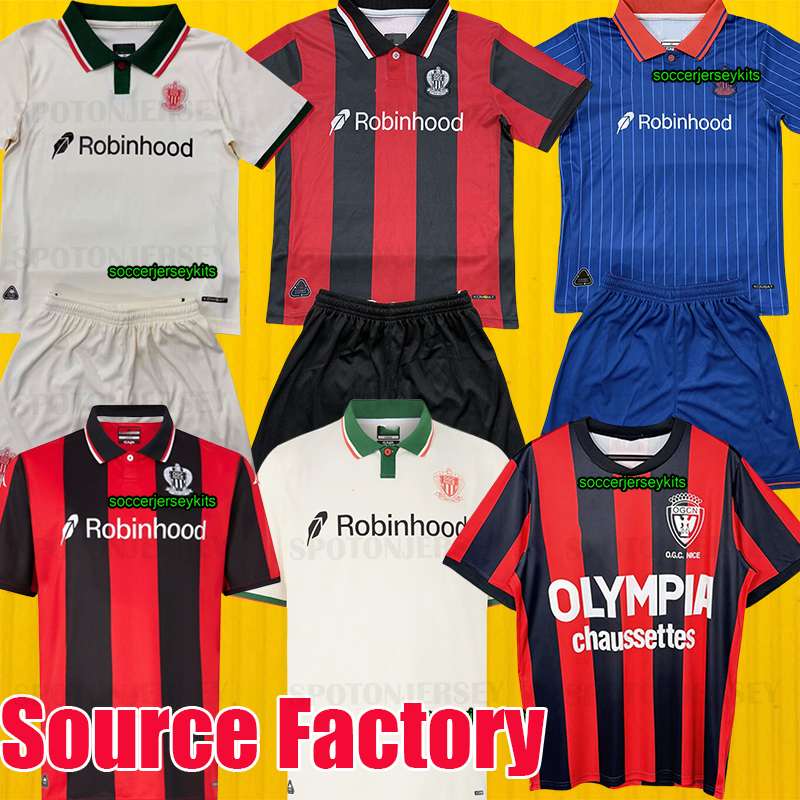 25 26 Maillot OGC Nice FC soccer jerseys GUESSAND T. MOFFI MOUKOKO NDOMBELE S. DIOP CHO 2024 2025 OGCNice football shirts ROSARIO DANTE BOGA BOUDAOUI maillot de foot home