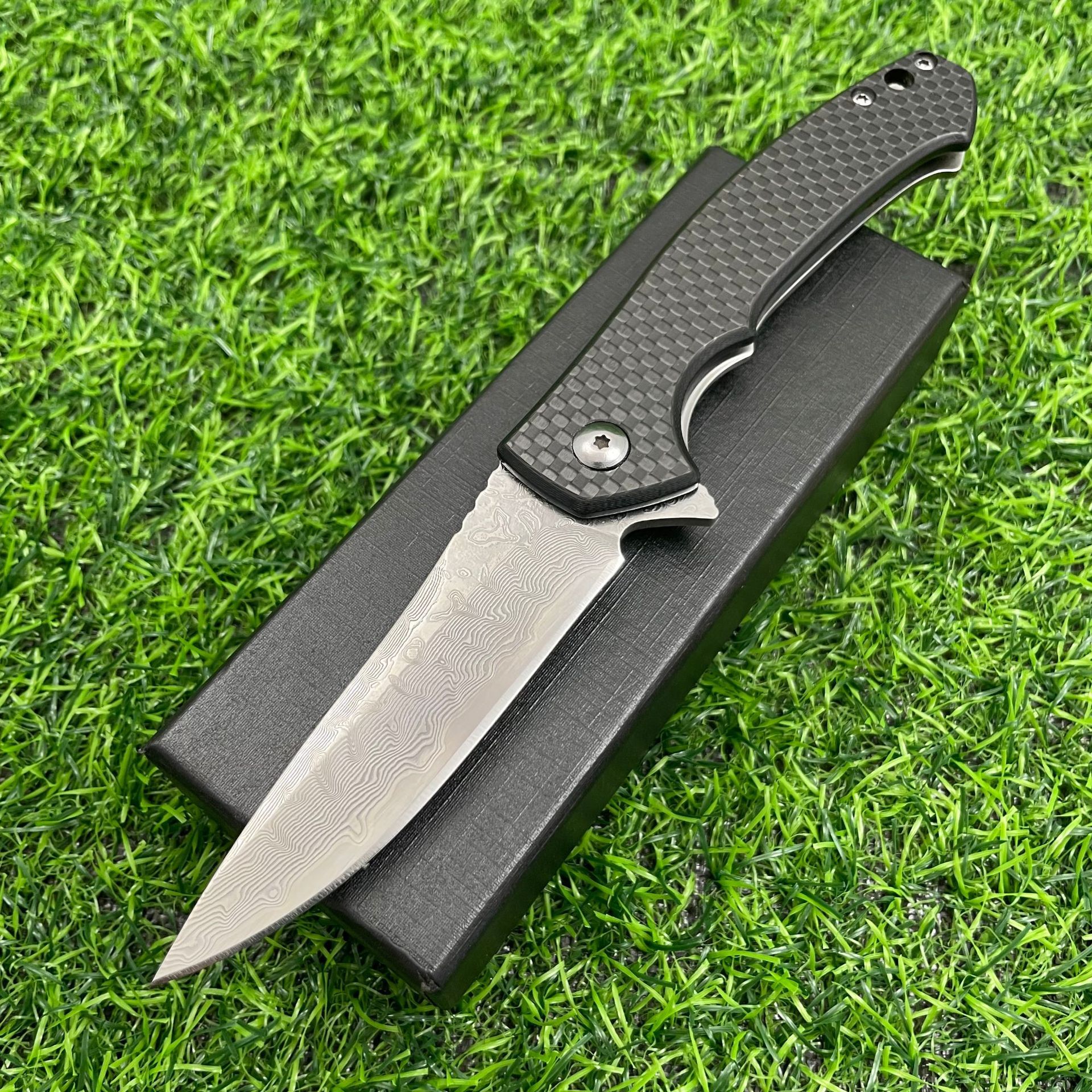 Durable Stainless Steel Folding Knife High Hardness Survival Hunting Knife Outdoor EDC Tool Sharp Blade Self Defense