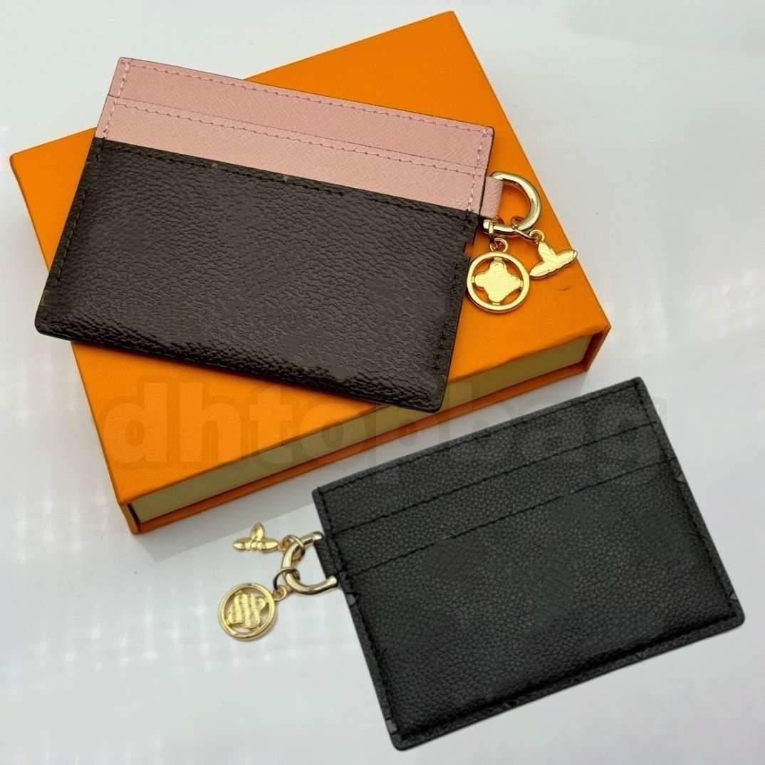 Newest Designer Card Holder Women's Genuine Leather Small Wallet Brand Coin Bag Luxury Credit Card Holder Designer Wallets Men Cardholder