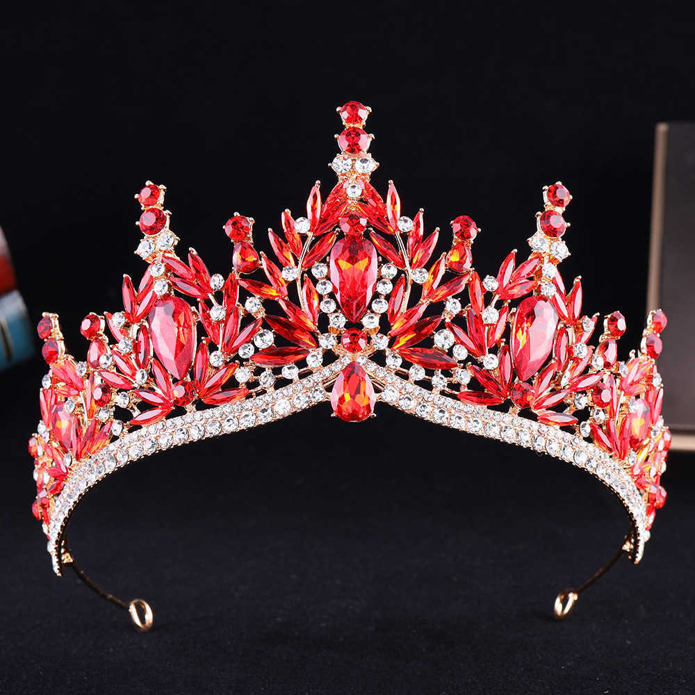 Bridal tiaras and crowns with necklace earring set for Wen Bride jewelry sets Girls wedding crown Party Birthday Gifts X250306