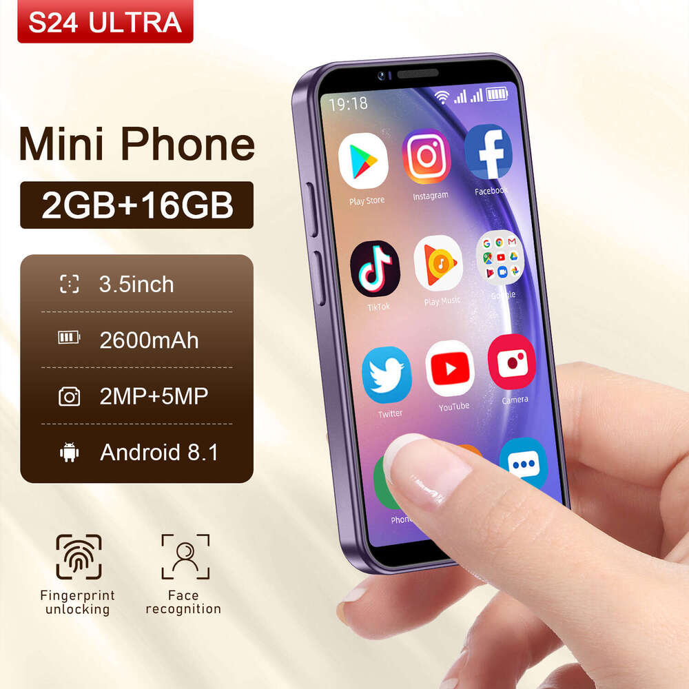 Renowned brand cross-border S24 Ultra mini 4G smartphone Android mini backup phone wholesale from manufacturer