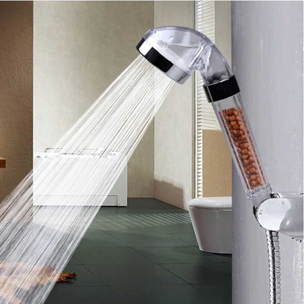 Bathroom Water Therapy Shower Negative Ion SPA Shower Head Water Saving Rainfall Shower Filter Head High Pressure Bath Spray C251220