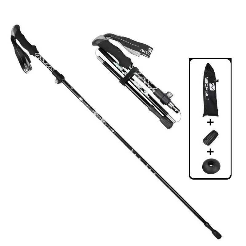 2PCS Trekking Poles Adjustable Ultralight Walking Sticks Alpenstock Outdoor Hiking-Climbing Mountaineering Sticks G251220