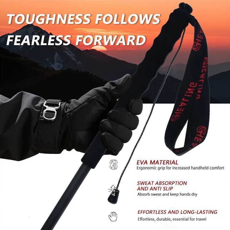 110g Ultra Light Weight Trekking Poles Foldable Hiking Sticks Carbon Fiber Hiking Poles Walking Sticks Trekking Walking Poles G251220