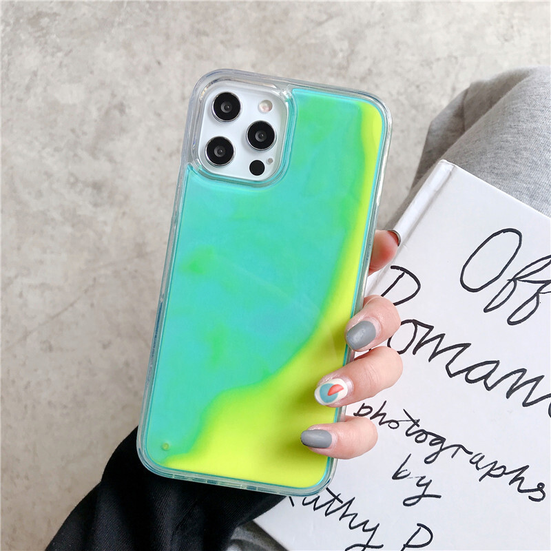 Solid Color Liquid Quicksand Compatible with iPhone 17 Pro Max Case Apple 16 Luminous 15 Full Coverage 14 Export Model