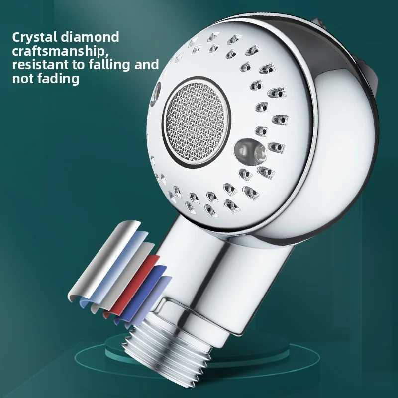 2-Mode Baby Shower Head - Gentle Bubble Water Flow Drop-Resistant Durable Universal Interface for Toddlers C251220