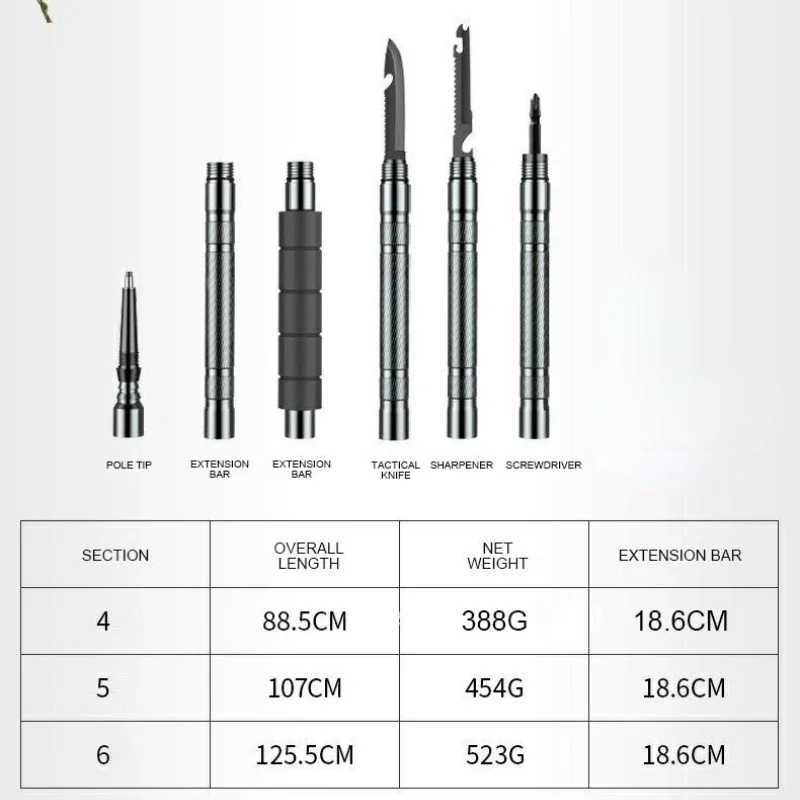 CEOI GWOK Lightweight Compact Trekking Poles Quick Lock System Ergonomic Trekking Hiking Climbing Trekking Poles G251220