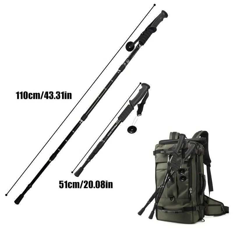 Lightweight outdoor trekking pole with four adjustable height and anti slip grip essential for hiking G251220