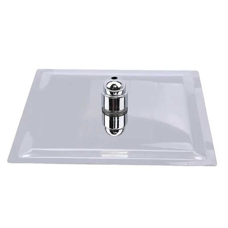 High Quality 10/8/6 Inch Stainless Steel Ultra-Thin Waterfall Shower Heads Rainfall Shower Head Rain Square Round C251220