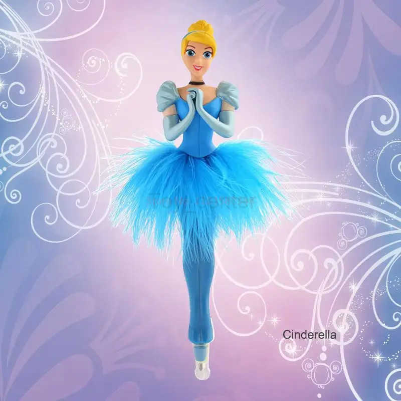 Disney New Princess Modeling Kawaii Elsa Snow White Creativity Lovely Feather Pen Cartoon Girl Birthday Gift 05mm Ballpoint Pen H251220