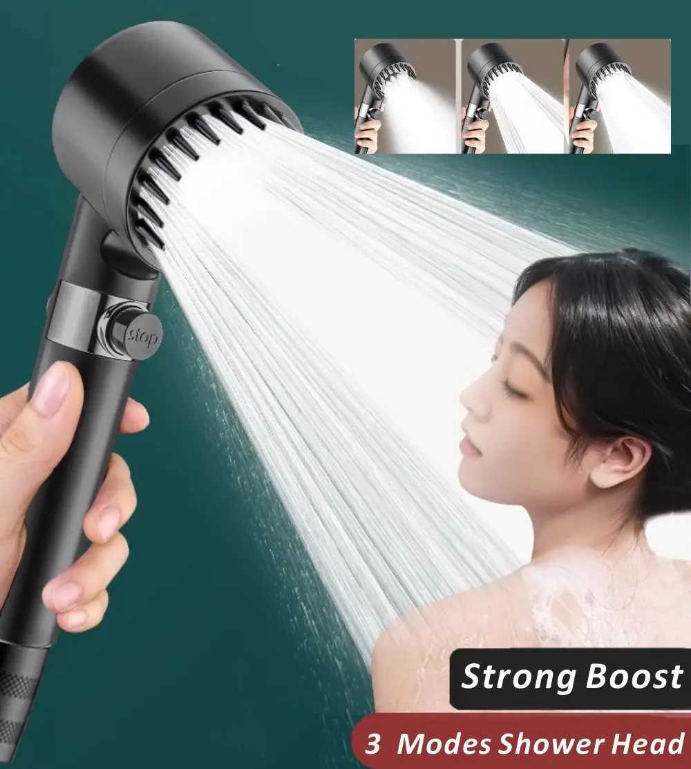 New Shower head Shower Filter with Four Modes Bathroom Accessories Head Massage Shower Accessories Shower Knobs Home Furnishings C251220