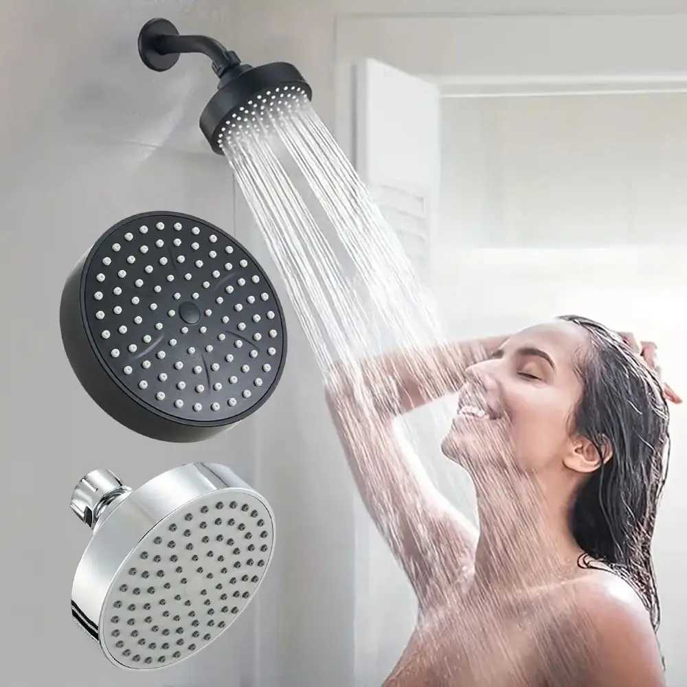 4 Inch Wall Mounted Shower Faucet Rotatable Compact And Lightweight Adjustable Shower Head Shower Top Spray C251220