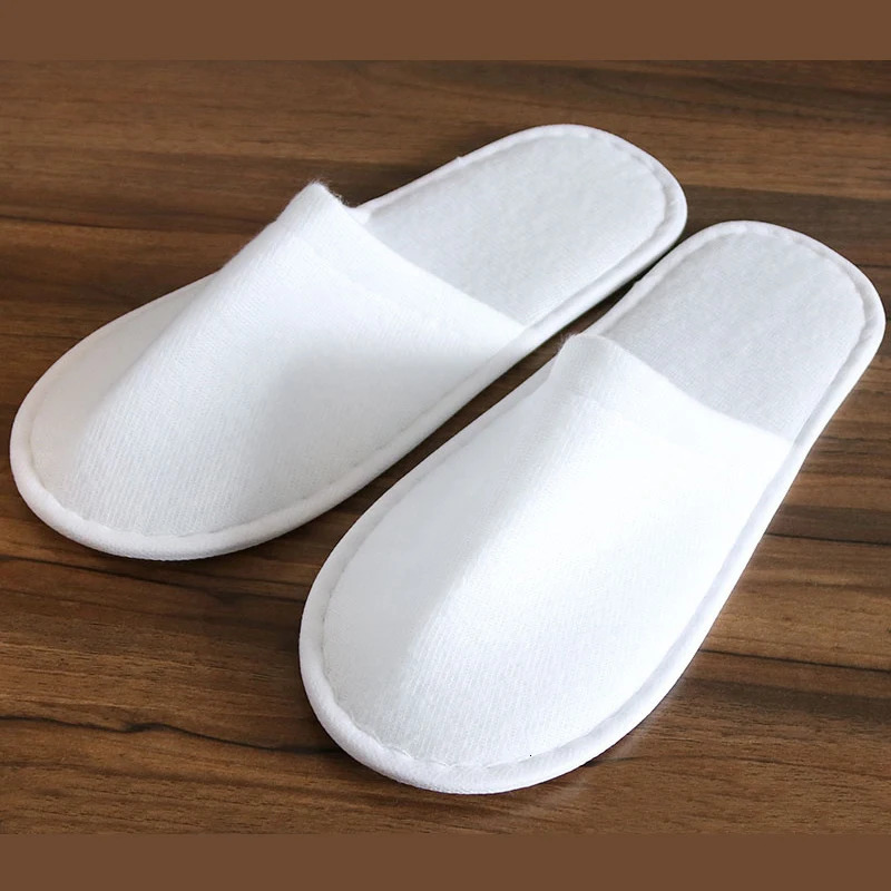 20 Pairs Disposable Slippers Women Men Non-slip el Slides Cotton Linen House Guest Flip Flop Wedding Shoes Travel Slippers 251217
