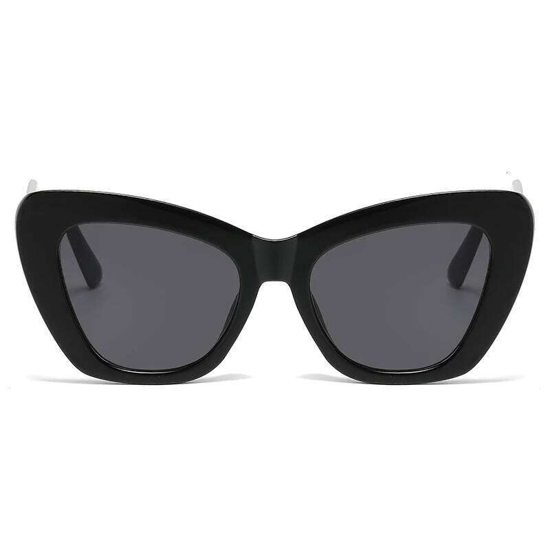 Personality Color Matching Fashion Cat-Eye Retro Cross Border Gradient Candy Colored Sunglasses