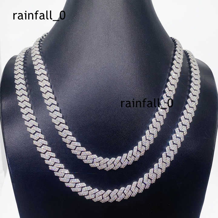 Wholesale Pass Diamond Test Hip Hop 925 Silver 2Mm 3Mm 4Mm 5Mm 65Mm Vvs Moissanite Diamond Necklace Cuban Link Moissanite Chain