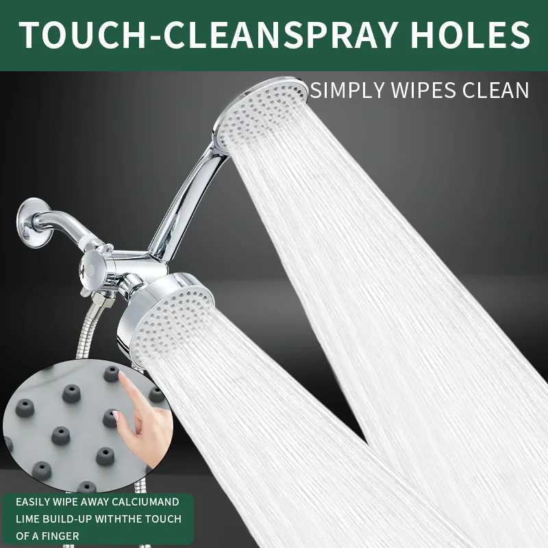 Handheld Shower Head Two In One Shower Long Hose Three Way Water Distributor Bathtub Showers Mounted Set Accessories C251220