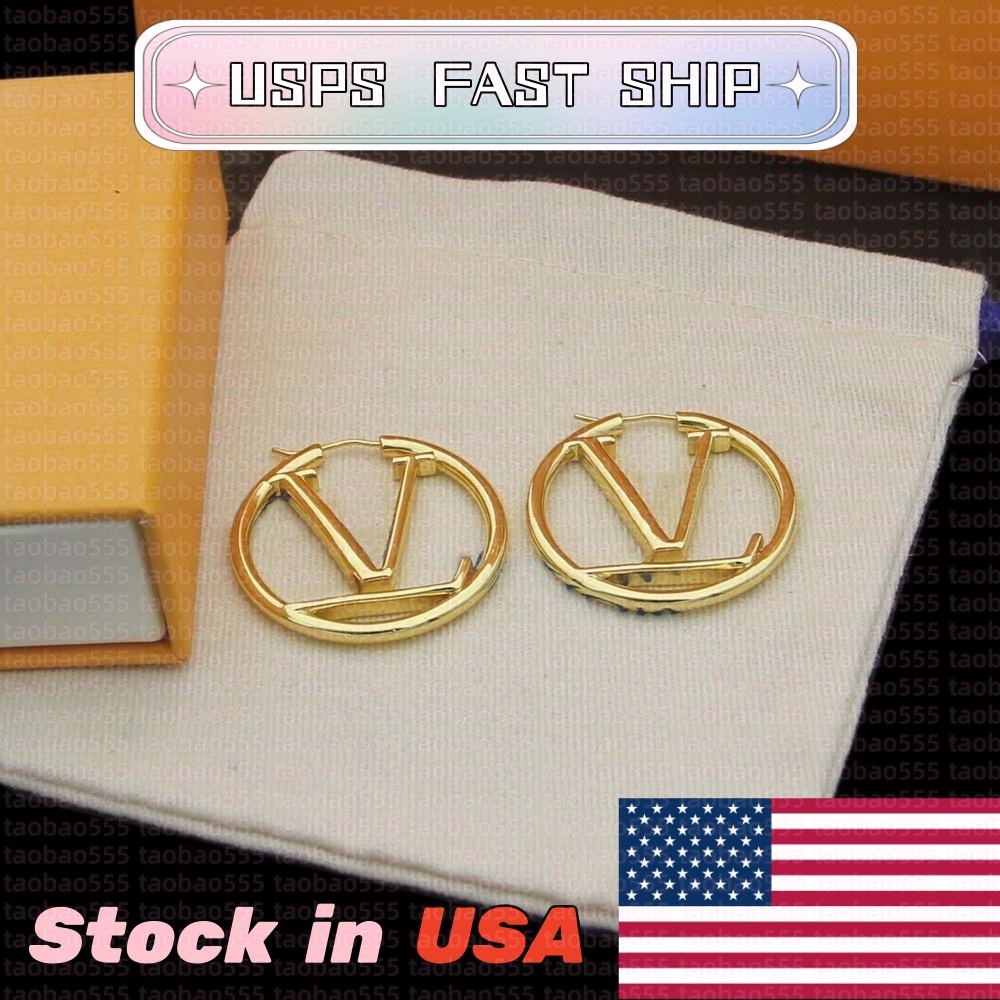 designer Earrings For Women Pearl Jewellery Luxury Stud Gold Earring For Girls With Original Box a6VD#