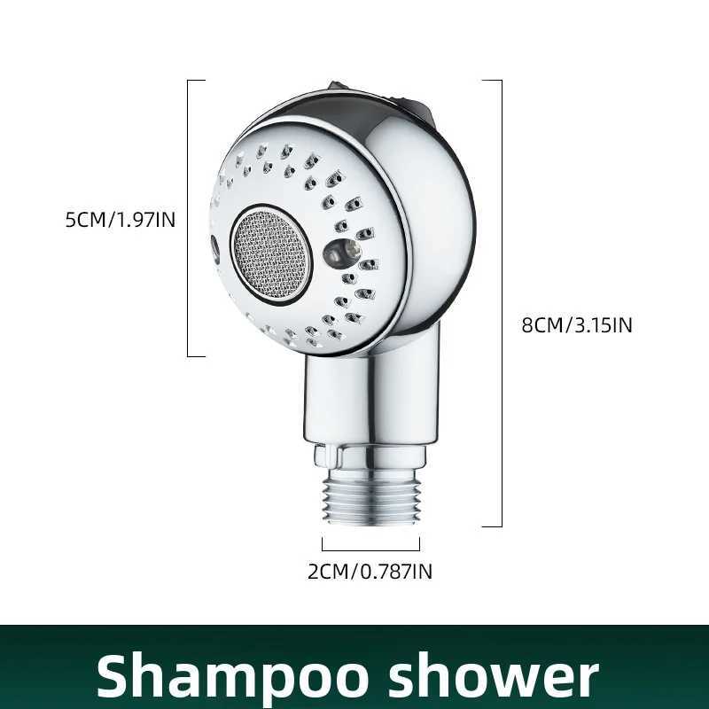 2-Mode Baby Shower Head - Gentle Bubble Water Flow Drop-Resistant Durable Universal Interface for Toddlers C251220