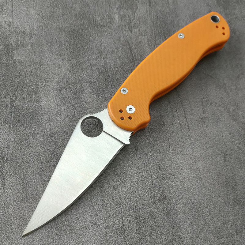 C81 Pocket Knife with 440C Blade G10 Handle Ideal for Outdoor Camping Portable Barbecue and Meat Cutting Practical Fishing Knife