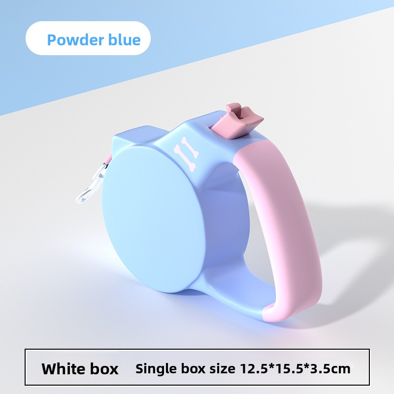 Retractable Dog Leash for Small Medium Dogs Corgi Shiba Inu with Comfortable Chest Strap for Outdoor Walking