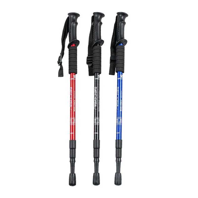 NCS-10 Trekking Poles Ultralight Adjustable Non-slip Nordic Walking Sticks Adult Hiking Canes Telescopic Alpenstocks G251220