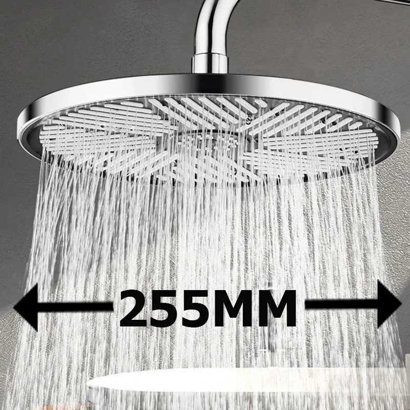 New 12inch Round Rainfall Shower Head High Pressure Top Spray Supercharge Ceiling Mounted Rain Showerhead Bathroom Accessories C251220