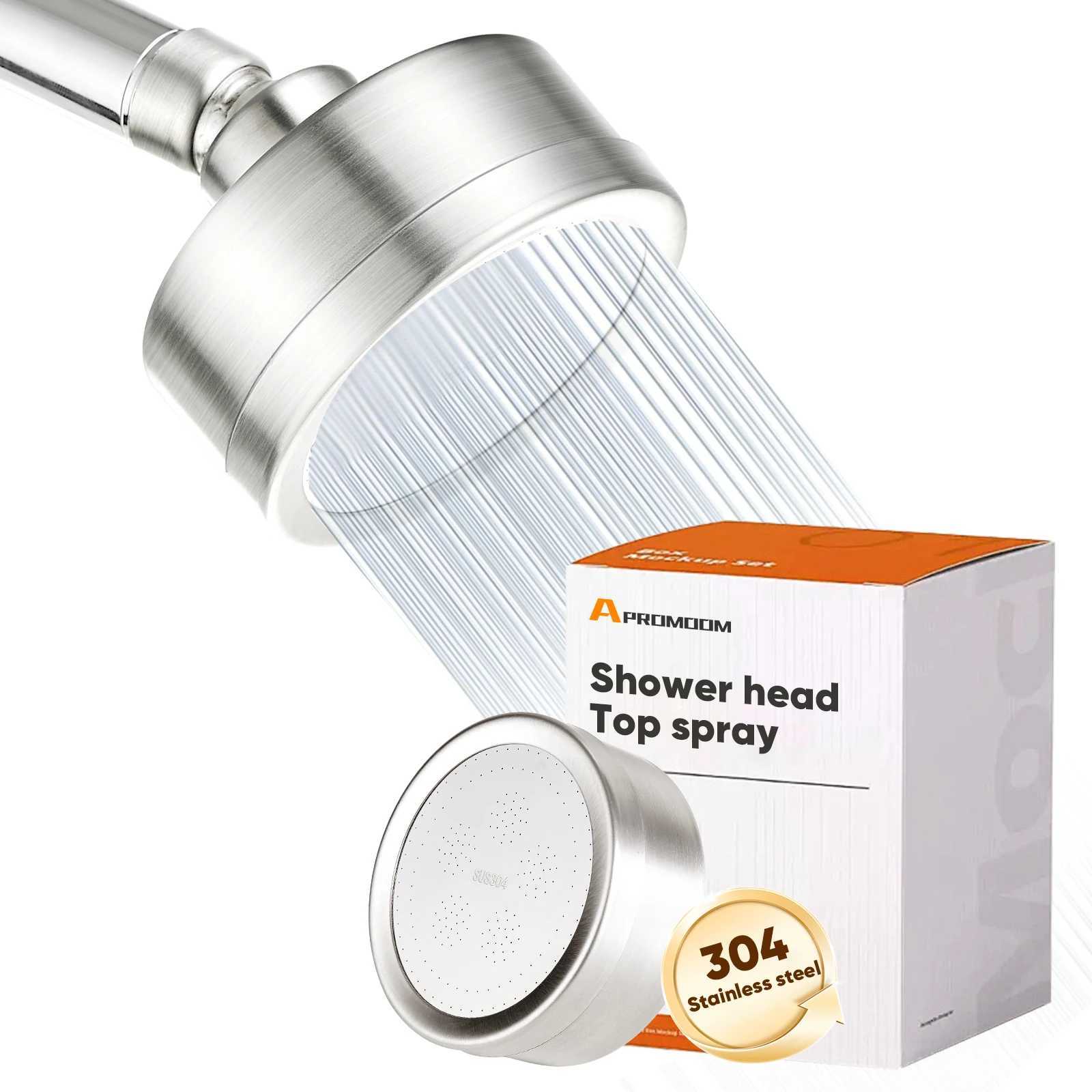 Filtered Shower Head 3 inch Round Rainfall High Pressure Stainless Steel Bath Shower Head Waterfall Full Body Coverage 811537 C251220