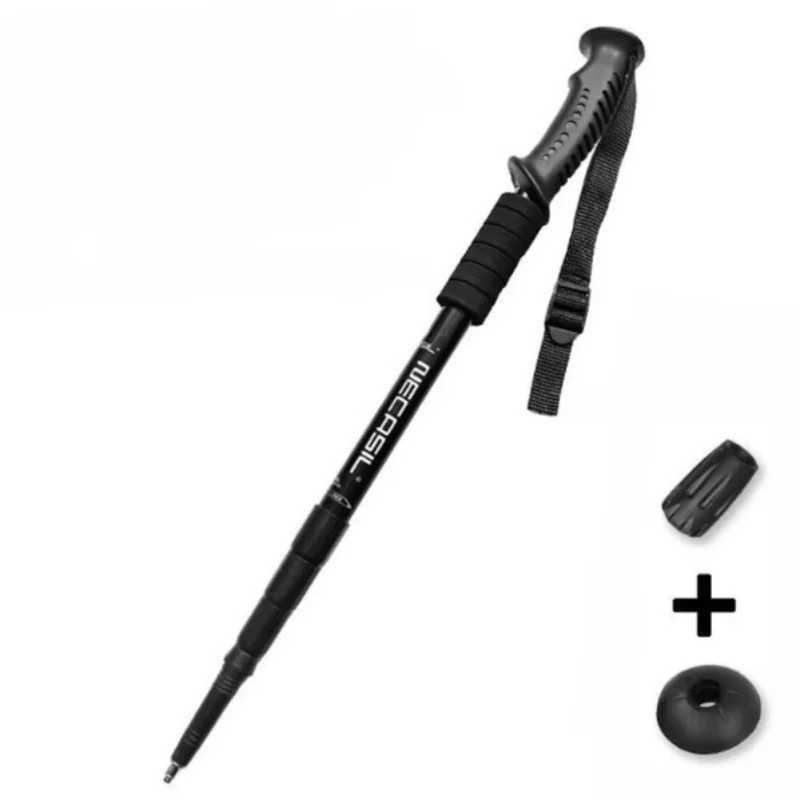 Aluminium Alloy Teleskopic Stick Hiking Poles Basto De Trekking Walking Stick Ultralight Absorber Walking Cane Alpenstock G251220