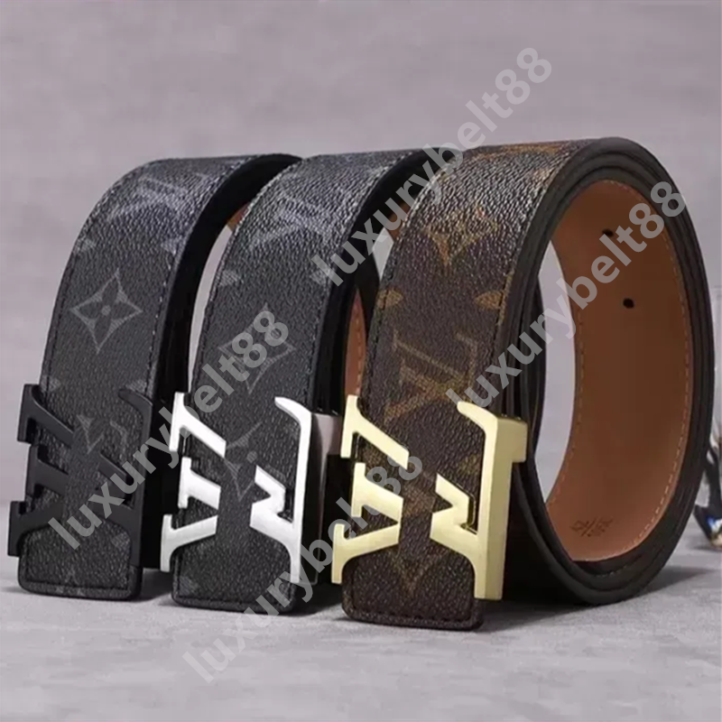 Designer belt men belts for women designer mens belt luxury belt length 100-125CM woman belt fashion luxury letter smooth buckle designer belt AAA