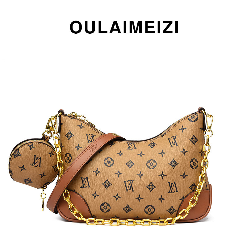 OULAIMEIZI Designer Bag 2025 New Fashionable Retro Underarm Bag Trendy Fashion Casual Shoulder Bag for Women